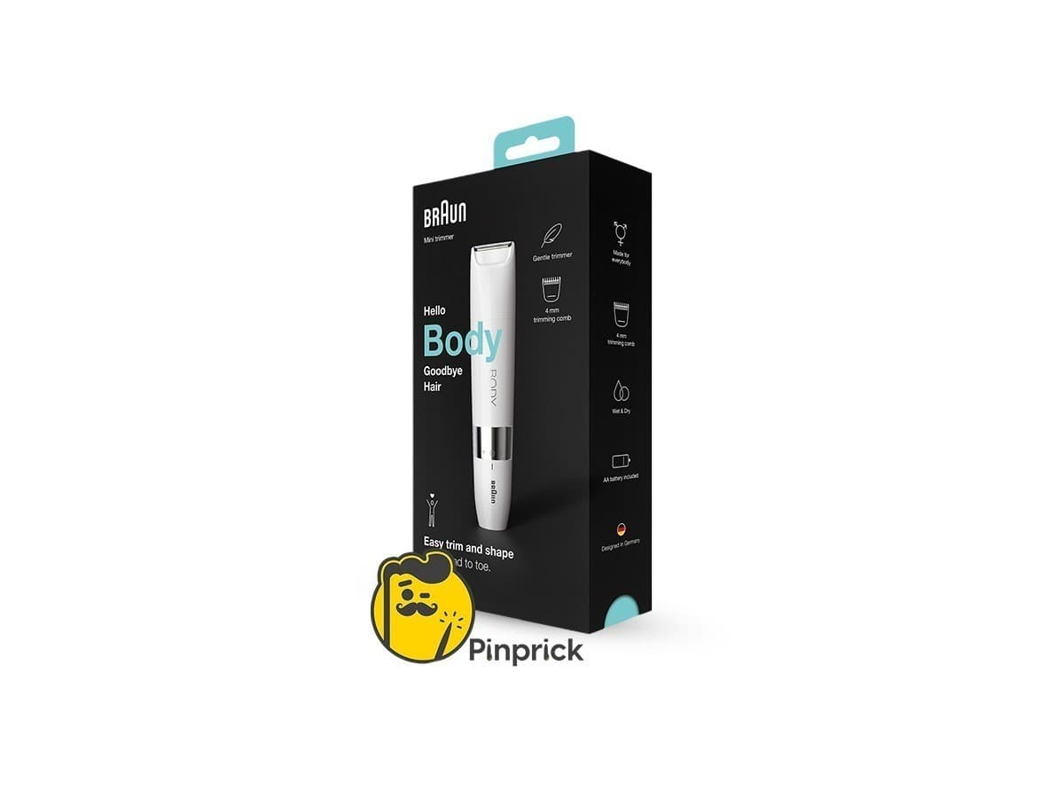 براون Braun Body Mini Trimmer Wet &amp; Dry BS1000