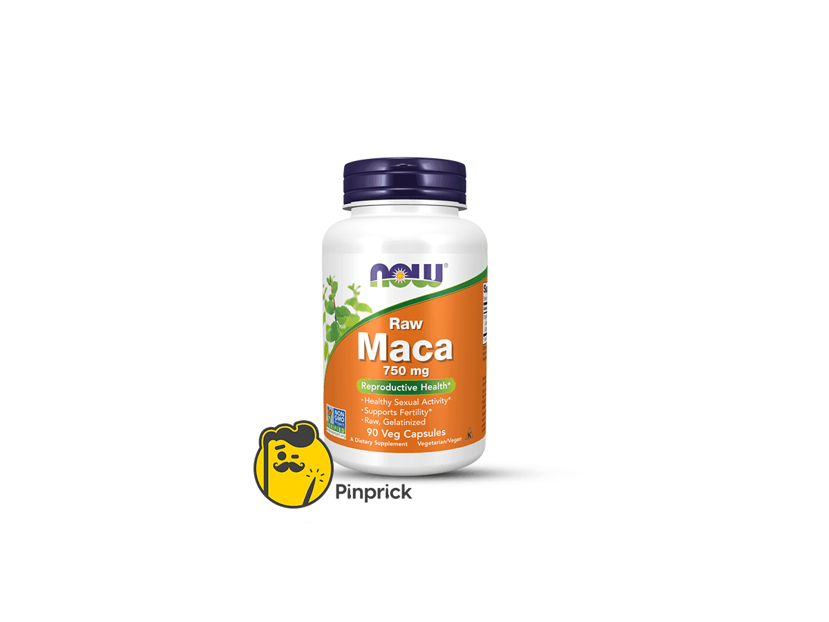 Maca 750mg | مكمل الماكا الغذائي - خام 750 مجم - 90 كبسولة نباتية - ®Now Foods