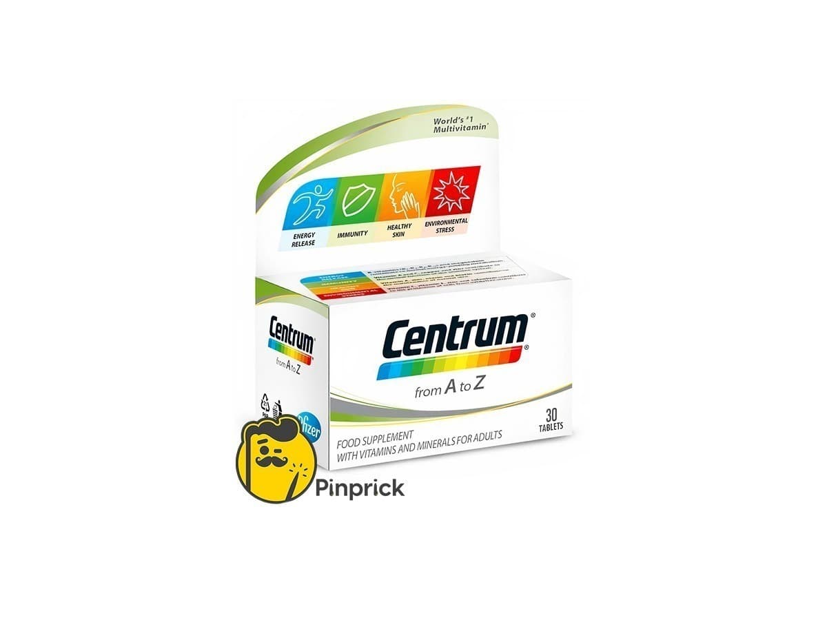 سنتروم لوتين | centrum with Lutein - 30 Tablets للبالغين