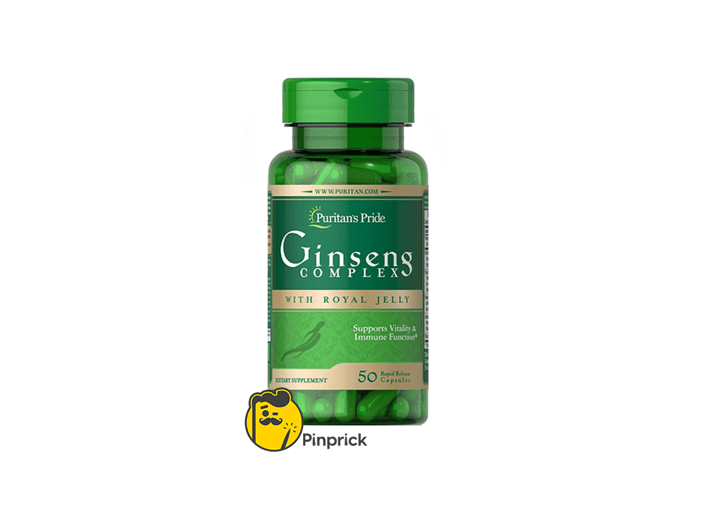 كبسولات جنسنج كومبليكس مع رويال جيلي - Ginseng Complex &amp; Royal Jelly - كبسولة 50 - | PURITAN’S PRIDE®