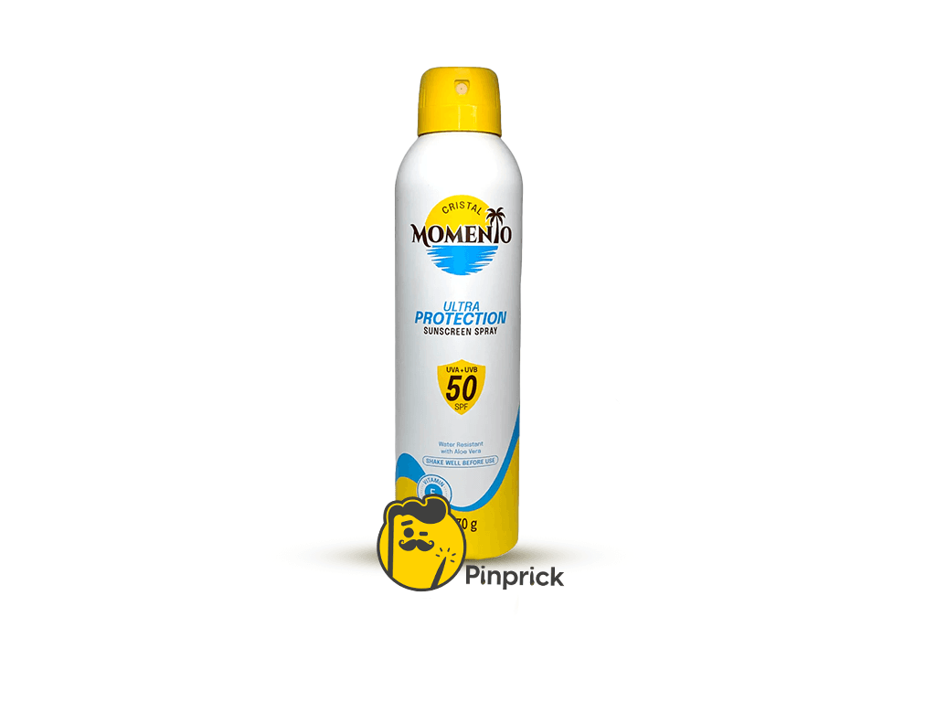 بخاخ واقي الشمس Momento Ultra Protection – SPF 50 – مقاوم للماء – 180 جم