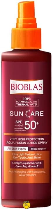 بيوبلاس صن كير حماية من أشعة الشمس Bioblas Suncare SPF50 Aqua Fusion 6