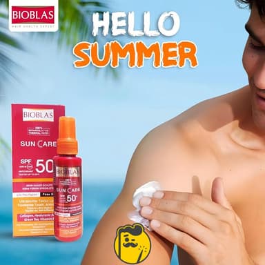 بيوبلاس صن كير حماية من أشعة الشمس Bioblas Suncare SPF50 Aqua Fusion 3