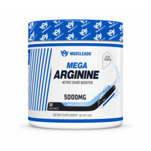 أرجينين Mega Arginine 5000mg - جرعة 30Serv - 150G - من ®MuscleADD
