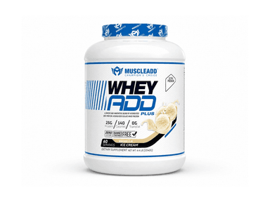 بروتين مزدوج المصدر Whey ADD Plus  | الجرعة 120Serv – 119.4G - من ®MuscleADD 1