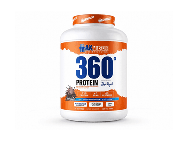 بروتين متعدد المصادر للبناء والتعافي الشامل 360 Protein Powder - حجمين مختلفين من ®MaxMuscle 1