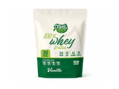 واي بروتين نقي سريع الامتصاص 100% Whey Protein - بثلاث أطعمة مختلفة - الجرعة 30Serv 1020g - من ®Organic Natione 3