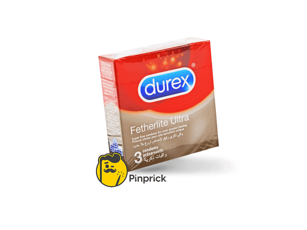 Durex Fetherlite Ultra Condom - Pack of 3 - ديوركس واقي ذكري رقيق لإحساس أعلى