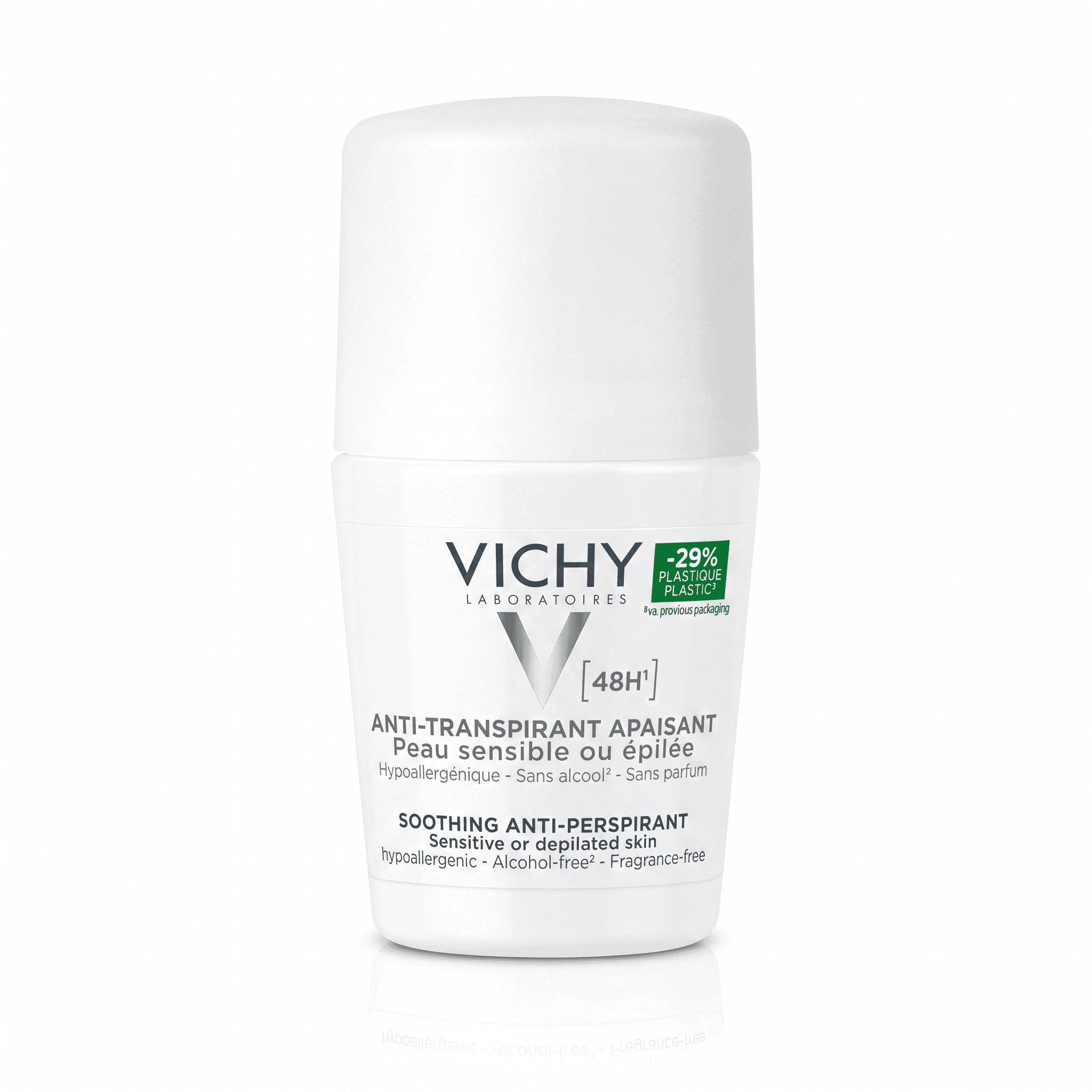 مزيل عرق فرنسي رائحة اقل Vichy® 48H Anti-Transpirant Apaisant