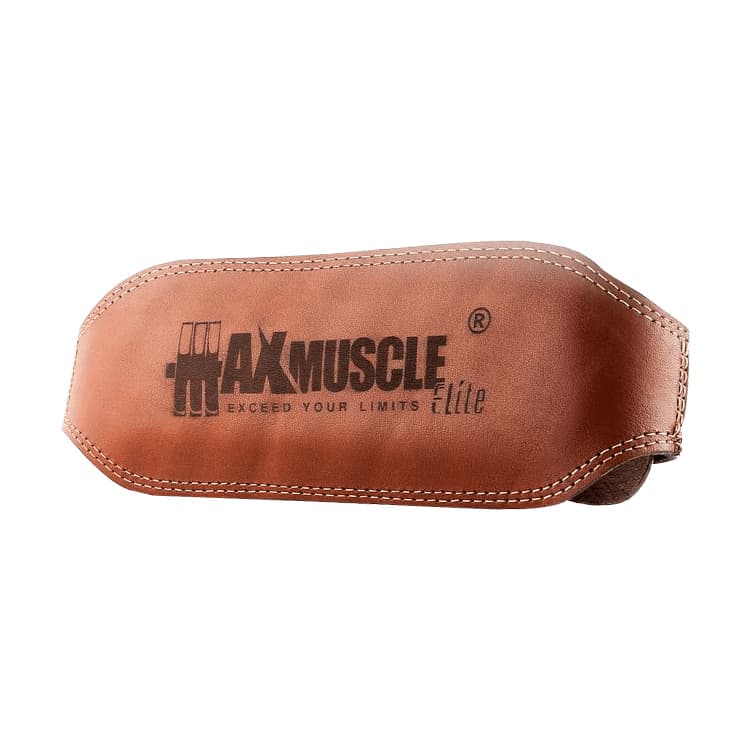 حزام الظهر للتمارين الرياضية - بني MaxMuscle Leather Belt Brown