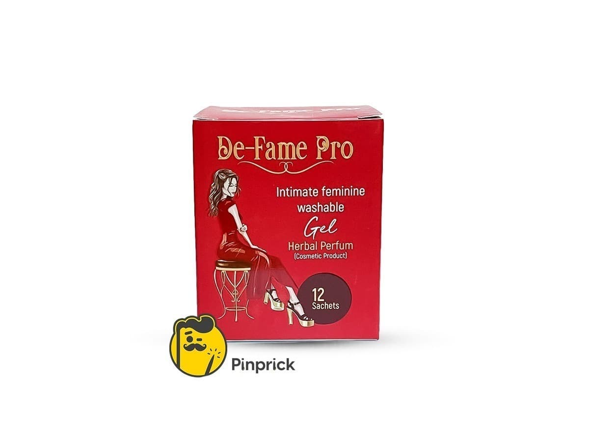 De-Fame pro | جل مزلق لزيادة المتعة عند النساء  - 12 كيس