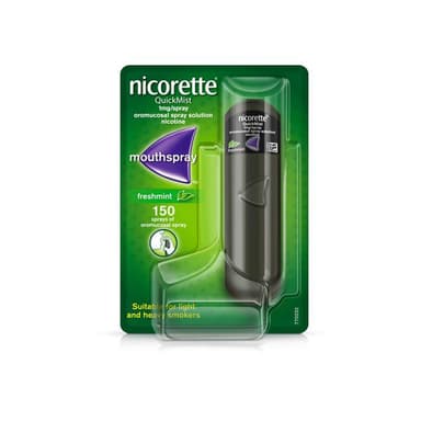 نيكوريت - Nicorette بخاخ QuickMist لـ الإقلاع عن التدخين - محلول نيكوتين | ®Johnson &amp; Johnson 1