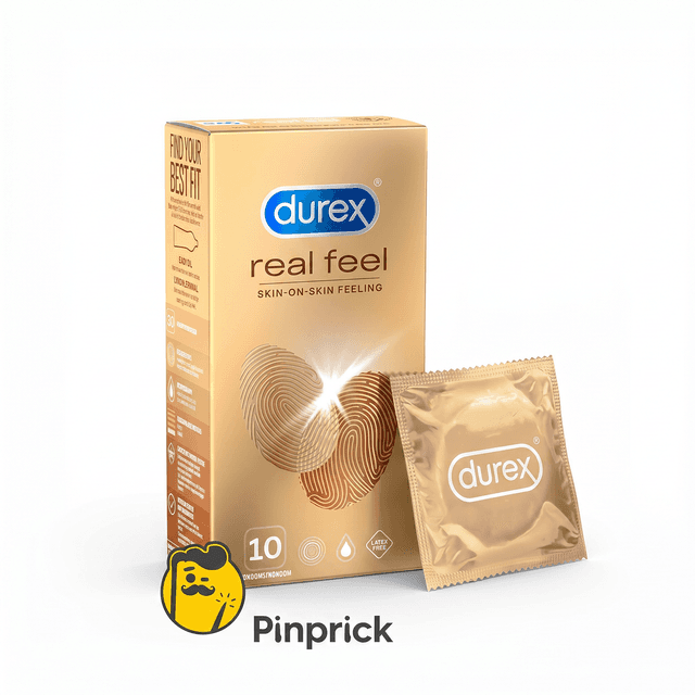 Durex Real Feel | واقي ذكري بدون لاتكس بإحساس طبيعي 10 قطع