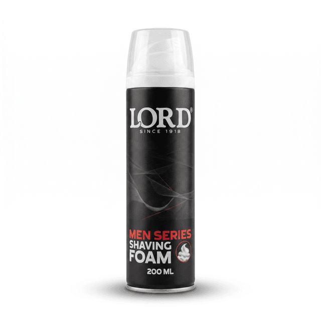 LORD Men Series Shaving Foam 200ml - رغوة حلاقة احترافية للرجال | تركي الصنع
