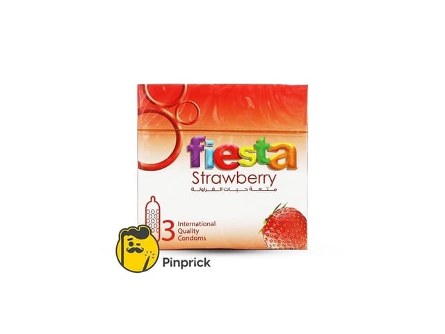 Fiesta Strawberry - واقي ذكري فيستا فراولة - condom