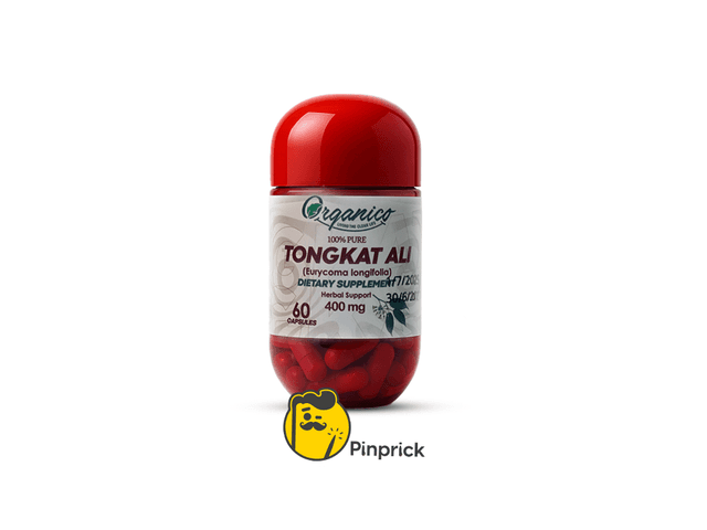 تونكات علي | Organico Tongkat Ali 400mg - مكمل طبيعي لتعزيز التستوستيرون والطاقة الجنسية (60 كبسولة) - Organico®