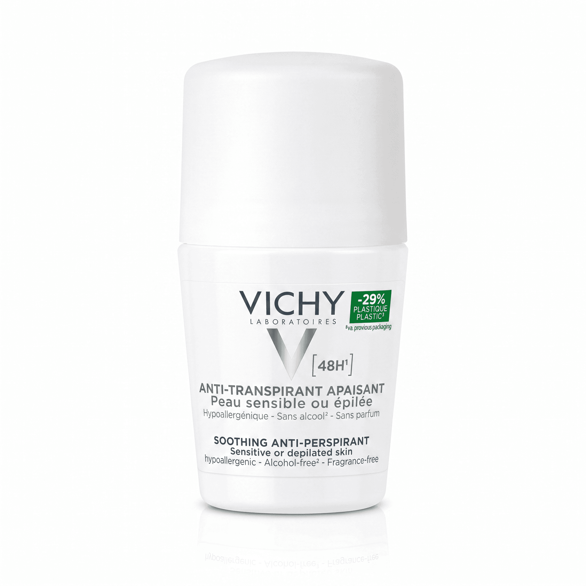 مزيل عرق فرنسي رائحة اقل Vichy® 48H Anti-Transpirant Apaisant