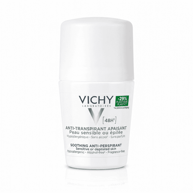 مزيل عرق فرنسي رائحة اقل Vichy® 48H Anti-Transpirant Apaisant